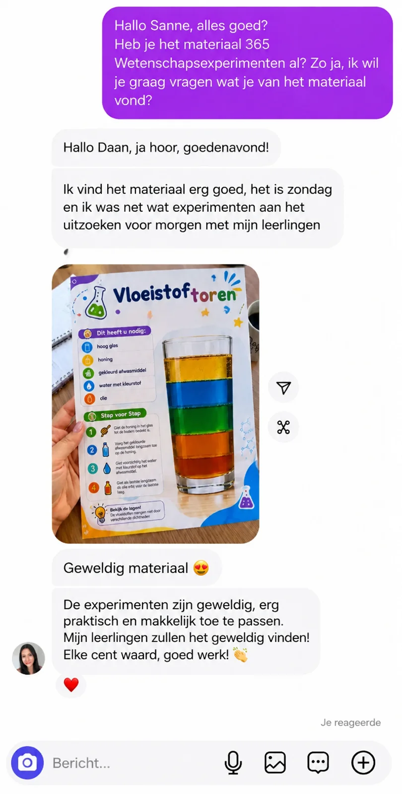 WhatsApp Review Docent Nask